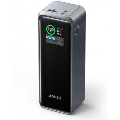 Baterie Externa Anker Prime, 27650mAh, 250W, QC + PD, 1 x USB-A - 2 x USB-C, Neagra A1340011 foto