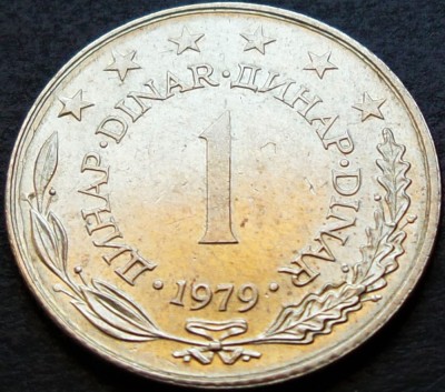 Moneda 1 DINAR - RSF YUGOSLAVIA, anul 1979 * cod 1561 = A.UNC + foto