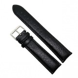 Curea de ceas din piele naturala anti-alergica Neagra 18mm 20mm 22mm 24mm - 7D22, Time Veranda
