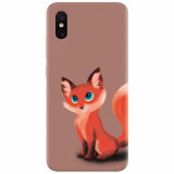 Husa silicon pentru Xiaomi Mi 8 Pro, Fox Cartoon Animal And
