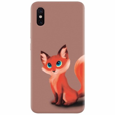 Husa silicon pentru Xiaomi Mi 8 Pro, Fox Cartoon Animal And foto