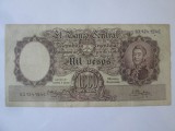 Rară! Argentina 1000 Pesos 1966-1969