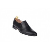 Pantofi barbati eleganti din piele naturala, cu elastic - NIC211EL