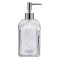 Dozator de săpun lichid ISj1498, sticlă, 500 ml, H 20 cm, negru