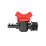 Robinet pentru tub de picurare D16 mm x 3/4" filet exterior, irigatii