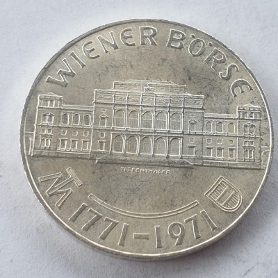Austria 25 schilling 1971 argint foto