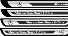 Set protectii praguri CROM - Mercedes-Benz E-Class foto