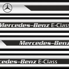 Set protectii praguri CROM - Mercedes-Benz E-Class