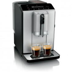 Espressor automat Bosch VeroCafe Seria 2 TIE20301, 1300 W, 1.4 L, 15 bar, Negru/Argintiu