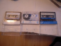 LOT de 3 casete audio SONY normale de 60 minute