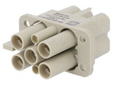 Conector HDC Han Q PIN 7(5+2) Mamă