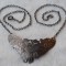 COLIER argint AZTEC simbol VECHI de efect SPLENDID patina MINUNATA vintage RAR