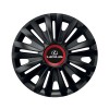 Set 4 capace roti Negre Cu Inel Rosu Royal R15 Compatibil Cu Lexus, Autohelix MSA