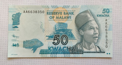 Malawi - 50 Kwacha (2012) foto