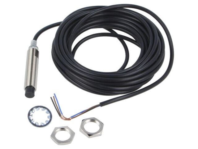 Senzor inductiv OMRON E2E Next M12 PNP NO 0-8mm 10-30V IP67 cablu 5m