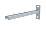 Consola 325x120mm NPZM300 electro-galvanizata suport pentru prindere canal cablu din sarma mesh 300mm, sustinere maxim 80 kg, ARKYS