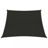 VidaXL P&acirc;nză parasolar, negru, 3/4x2 m, HDPE, 160 g/m&sup2;