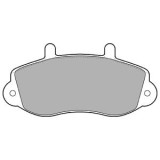 Set placute frana,frana disc PEUGEOT 206 CC (2D) (2000 - 2016) KRIEGER 0950006420