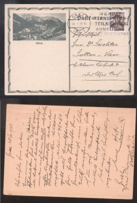 Austria 1935 Postal History Rare Old postcard Postal stationery DB.031 foto