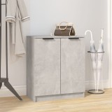 VidaXL Pantofar, gri beton, 59x35x70 cm, lemn prelucrat