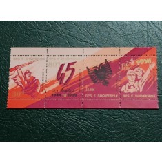 Albania 1989 - 45 de ani de la eliberare, serie neuzata