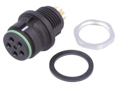 Conector Circular Soclu 5 Pin Snap-in foto