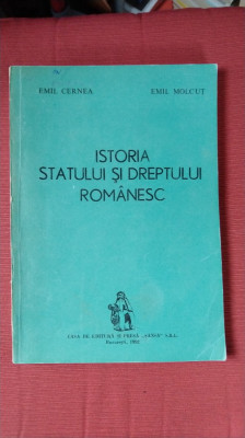 Istoria Statului si Dreptului Romanesc - Emil Cernea, Emil Molcut foto