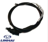 Cablu acceleratie scurt ATV Linhai Anniversary - Worker 4T LC 260-300cc (prindere partea superioara a carburatorului) 1080 mm