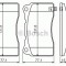 Set placute frana,frana disc MITSUBISHI LANCER Limuzina (CS, CT0) (2000 - 2016) BOSCH 0 986 494 395