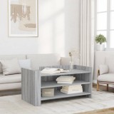 Masuta Cafea Gri Sonoma 100x50x50cm Lemn Prelucrat Dreptunghiulara Living