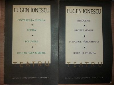 Teatru 1, 2- Eugen Ionescu