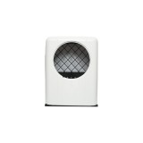 Carcasa condensator clima stationara AC 12V DISGK96, alba cu grila circulara, pentru condensator si instalatie de climatizare