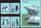 SOMALIA 2001, Fauna, Pinguini, MNH, serie neuzata