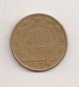 Moneda Italia - 200 Lire 1979 v2