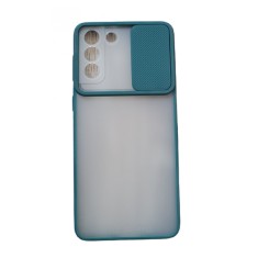 Huse silicon cu protectie camera slide Samsung Galaxy S21 Plus ; S21+ , Verde