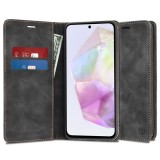 Husa piele Samsung Galaxy A35 5G Techsuit Confy Cover, negru