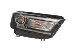 Far Audi Q5 (Fy), 09.2016-, fata, Dreapta, bi-xenon; cu lumini pentru curbe; cu LED daytime running light; D5S+H8+LED; electric; fara unitate control