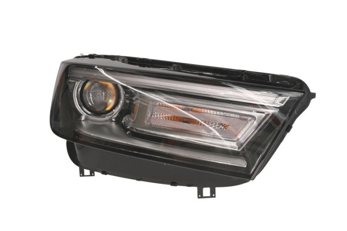Far Audi Q5 (Fy), 09.2016-, fata, Dreapta, bi-xenon; cu lumini pentru curbe; cu LED daytime running light; D5S+H8+LED; electric; fara unitate control
