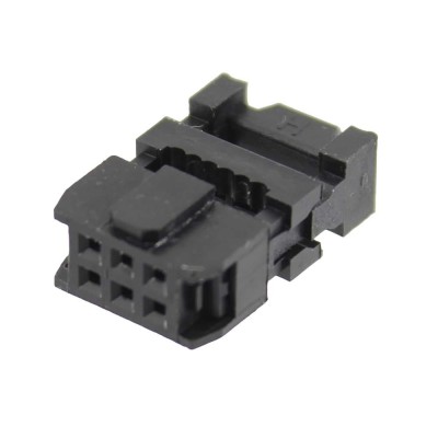 Conector IDC, 6 pini, pas pini 2.54mm, CONNFLY, DS1016-06MA2BB, T215890 foto
