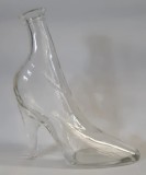 STICLA VINTAGE DE COLECȚIE, FORMA PANTOF DAMA (KEFLA 350 ML)