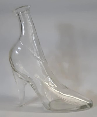 STICLA VINTAGE DE COLECȚIE, FORMA PANTOF DAMA (KEFLA 350 ML) foto