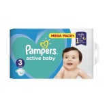 Cumpara ieftin Pampers Scutece Active Baby, Marimea 3, 152 bucati