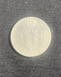 Moneda 5 franci 1967 Belgia