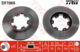 Disc frana NISSAN PICK UP III (D22) (1997 - 2016) TRW DF1965