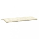 Cumpara ieftin Perna banca de gradina, crem, 120x50x7 cm, material oxford