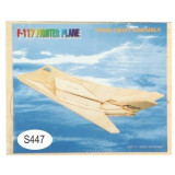 Joc puzzle lemn -S- avion P073-2