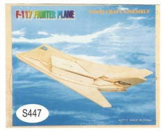 Joc puzzle lemn -S- avion P073-2 foto