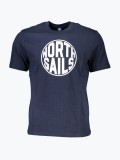 Cumpara ieftin Tricou barbati din bumbac cu imprimeu cu logo si croiala Regular fit bleumarin inchis, S