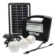 Kit iluminat solar CCLAMP CL-26, Lanterna 20W, Proiector Bec SMD 30W, foto