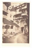 3557 - BRAN, Brasov, Inner yard, Curtea interioara - old PC, real PHOTO - unused